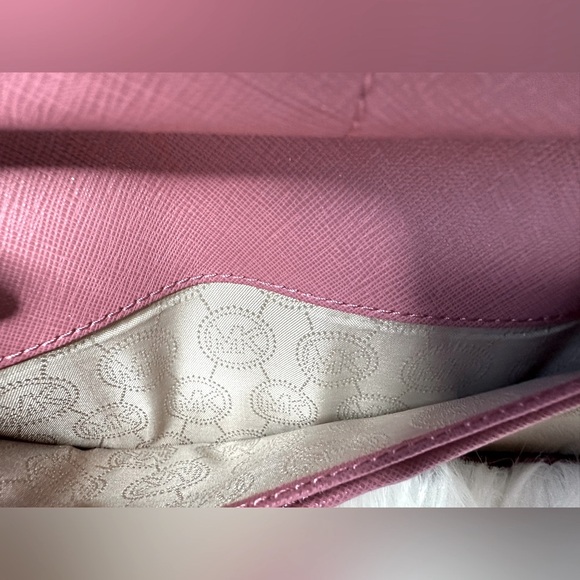 Michael Kors dark pink zip around wallet - Picture 13 of 14